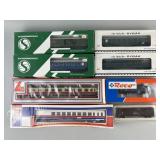 Train Cars, Passenger Cars, Box Car, Freight Car.