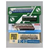 Piko Train Engines, Sachsenmodelle Train Cars.