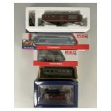 Locomotive Engines, Tanker, Passenger Car.