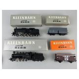 2 Kleinbahn Train Engines & Train Cars.