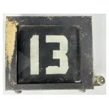 Trolly Route Number Indicator.