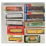 Reefers, Hopper, Boxcars, Model Kits.
