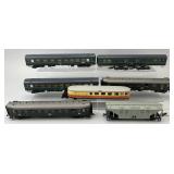 Train Cars 6 Passenger Cars & 1 Hopper.