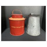 CMSTP & PRR Tin, AT & SF RY Water Can.