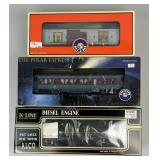 K-Line Diesel Engine, Lionel Train Cars