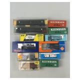 Box Cars, Passenger Cars, Freight & Tank Cars.