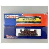 NOS Roco Engine & Western Union Train Car.