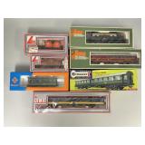 Silo Car, Boxcar, Caboose, Engine, Coach Kit.