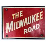 The Milwaukee Road Sign.