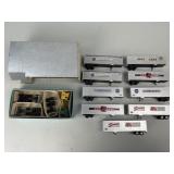 Model, Trucks, Piggy Back Trailers & Building.