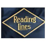 Cast Iron Reading Lines Sign.