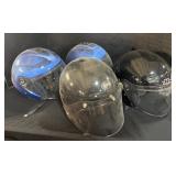 4 Helmets.