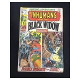 #1 Inhumans & the Black Widow Comic Book.