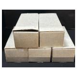5 Boxes Of Various Baseball Trading Cards.