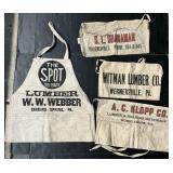 Local PA Advertising Lumber Nail Aprons.
