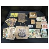Tobacciana, Photo Album, Church Fan, Postcards.