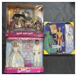 3 NOS Barbie & Midge Dolls W/ Boxes.
