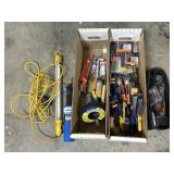Ridgid Multi-Tool, Light, Clamps, Hardware.