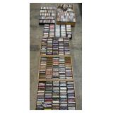 Collection of Music Cassette Tape Singles.