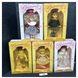 5 Dakin Ginny Dolls