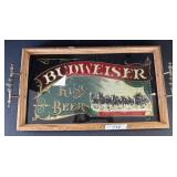 Budweiser Reverse on Glass Serving Tray.