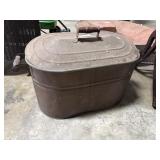 Vtg Copper Boiler Wash Tub.