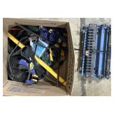 Dovetail Machine, Level, Clamps, Fan.
