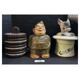 3 Vintage Cookie Jars.