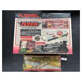 Lionel NY Central Flyer Train Set, Model Bridge.