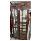 Knob Creek Carved Curio Cabinet.