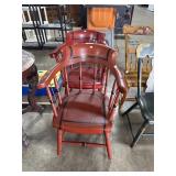 Local Palmyra Pa Art Howe Hand Painted Windsor