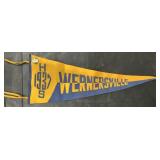 1937 Wernersville High School Pennant & Pin.