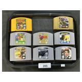 8 Nintendo 64 Games, Mario, Zelda, 007.