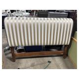 Pin-Stripped Upholstered Head Board.