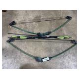 (2) Youth Bow & Arrows.