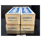 4 Boxes Of Various Baseball Trading Cards.