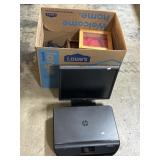 Acer Computer Monitor, HP Printer, Display Cases.