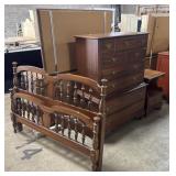 Mid Century Maple Drew Bedroom Suite.