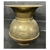 Puny-Expres Chewing Tobacco Brass Spittoon.