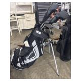 Top Flight Golf Clubs & Bag.