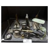Cast Iron Book Ends, Frog Trinket Dish, Table