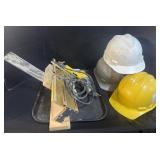Hard Hats & Table Saw.