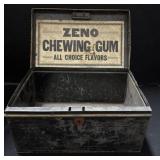 Zeno Chewing Gum Advertising Display Box.