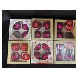 6 Boxes Of Shiny Brite Ornaments.