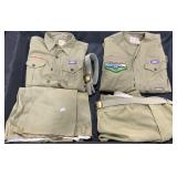 Pair Of Boys Scouts Uniforms, Assistant Scout