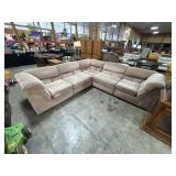 Cozy Beige Sectional Sofa.