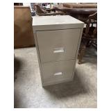 Pressed Steel Filing Cabinet.