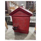 Cast Iron Gamewell Instructional Door Fire Alarm