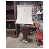Spiral Brass Table Lamp.