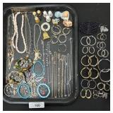 Costume Jewelry, Necklaces, Earrings, Rings.